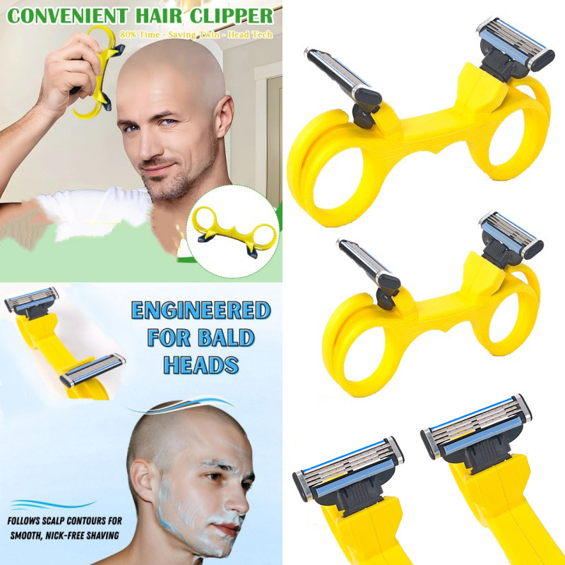 3 Pçs Handheld Portátil Cabeça Barbeadores Home