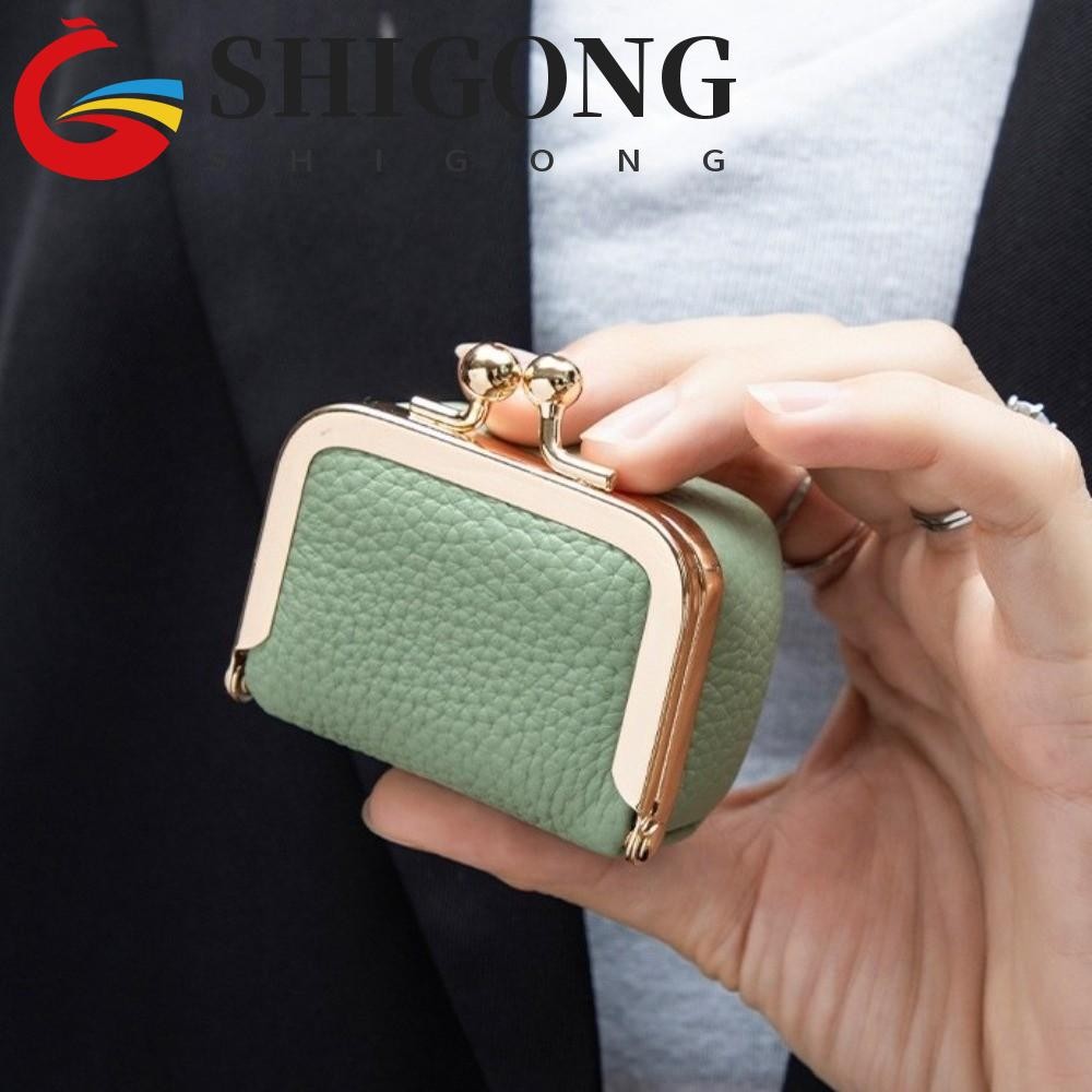 Bolsa De Joias De Couro SHIGONG , Moedas PU De Cor