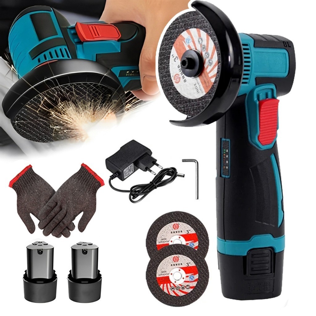 Mini Esmerilhadeira Lixadeira 2 Baterias 12V Port�