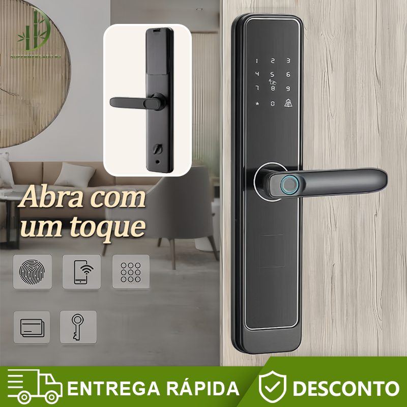 Fechaduras Eletrônicas Inteligentes Suportam Biom
