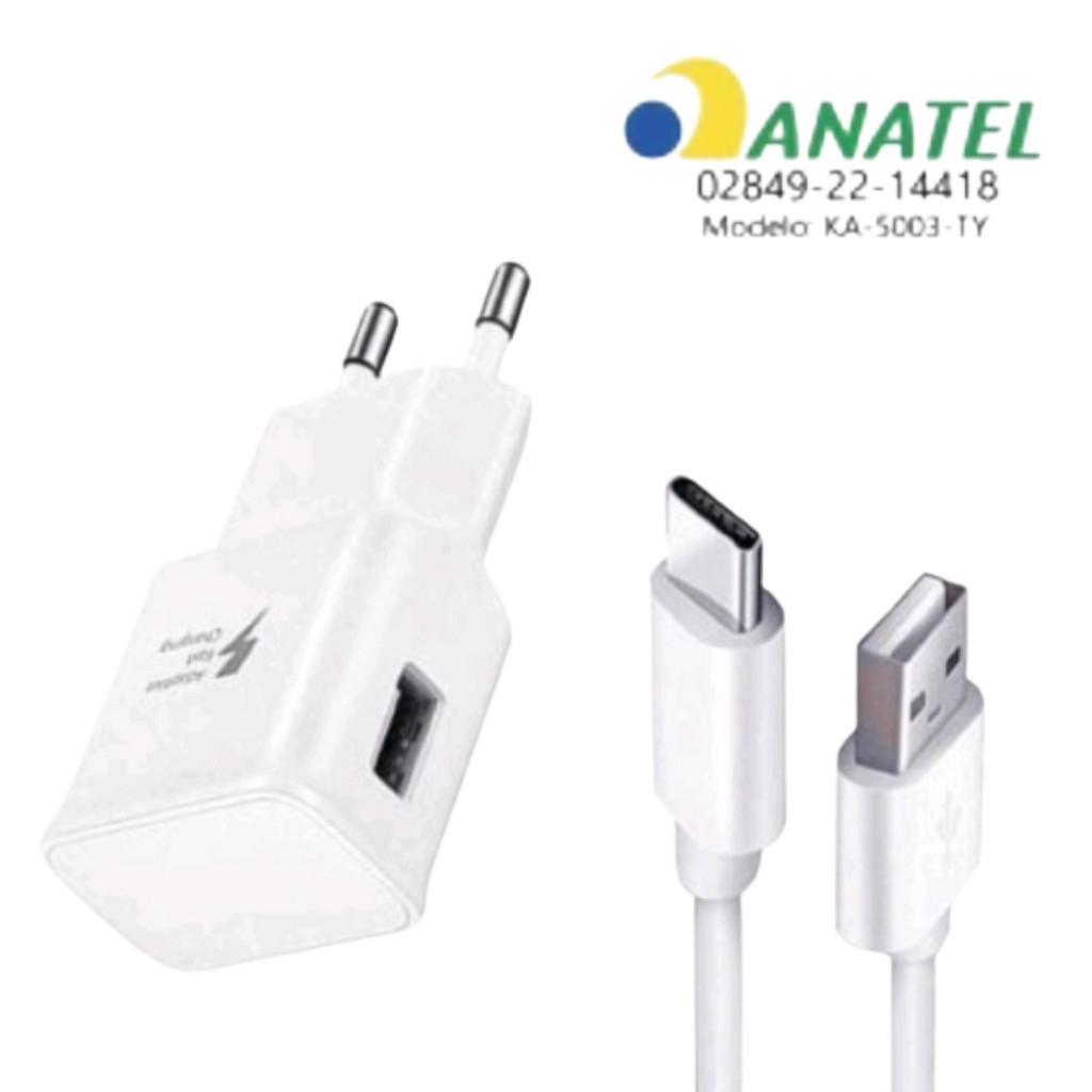 Carregador TIPO C Turbo Fast Charge para Galaxy s2