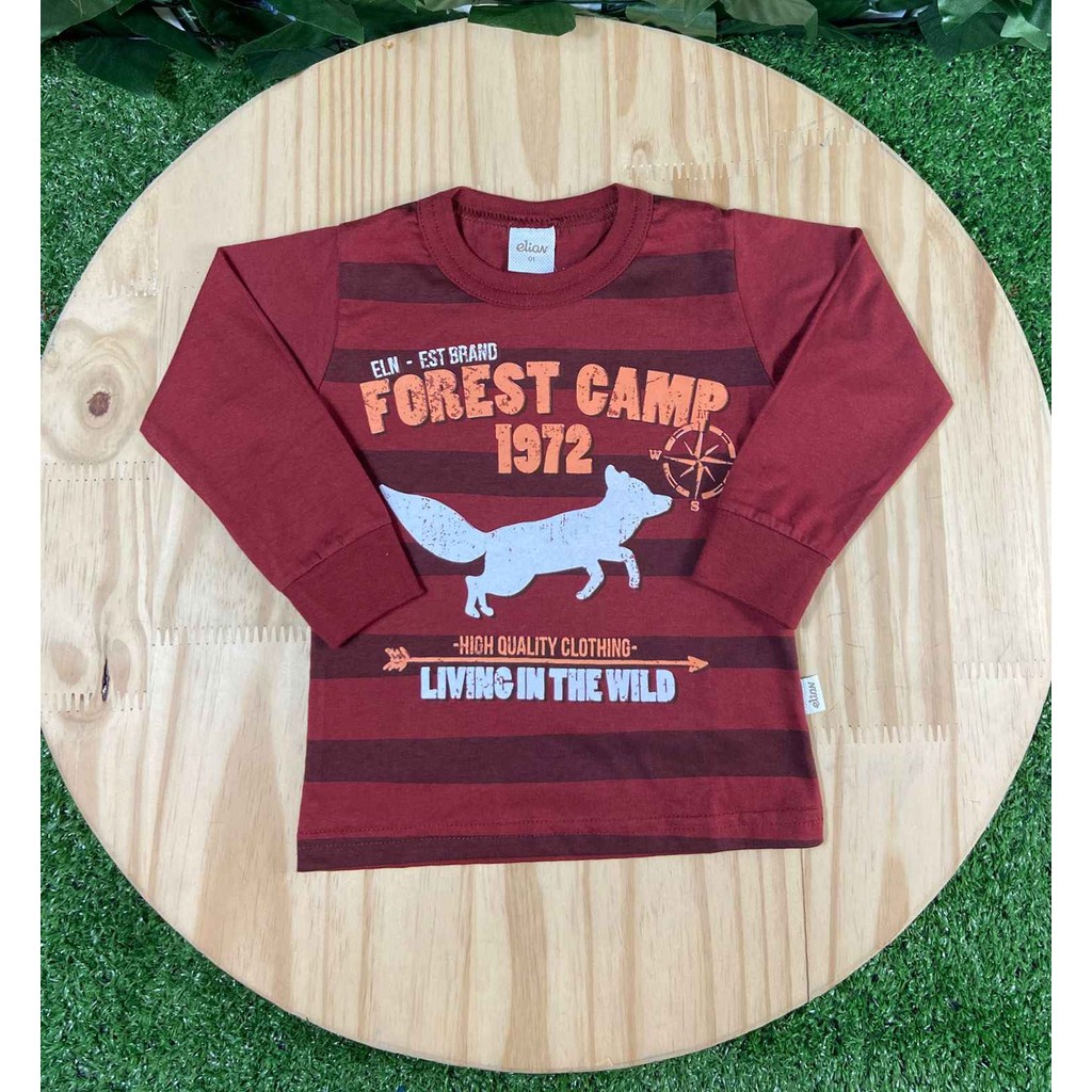 Camiseta Longa Florest Vinho