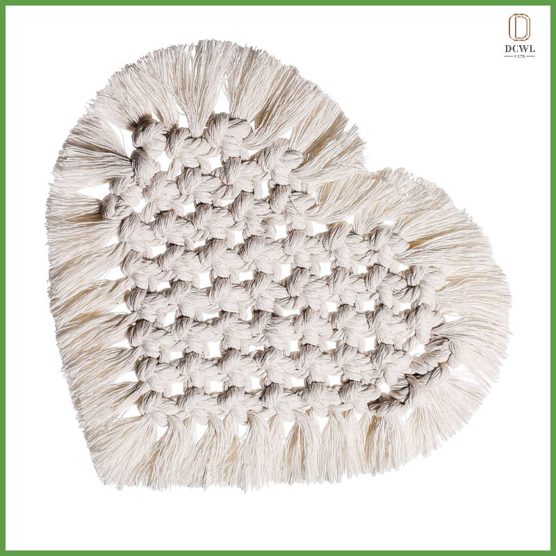 Copo De Algodão Tecido Coração Esteira Isolamen