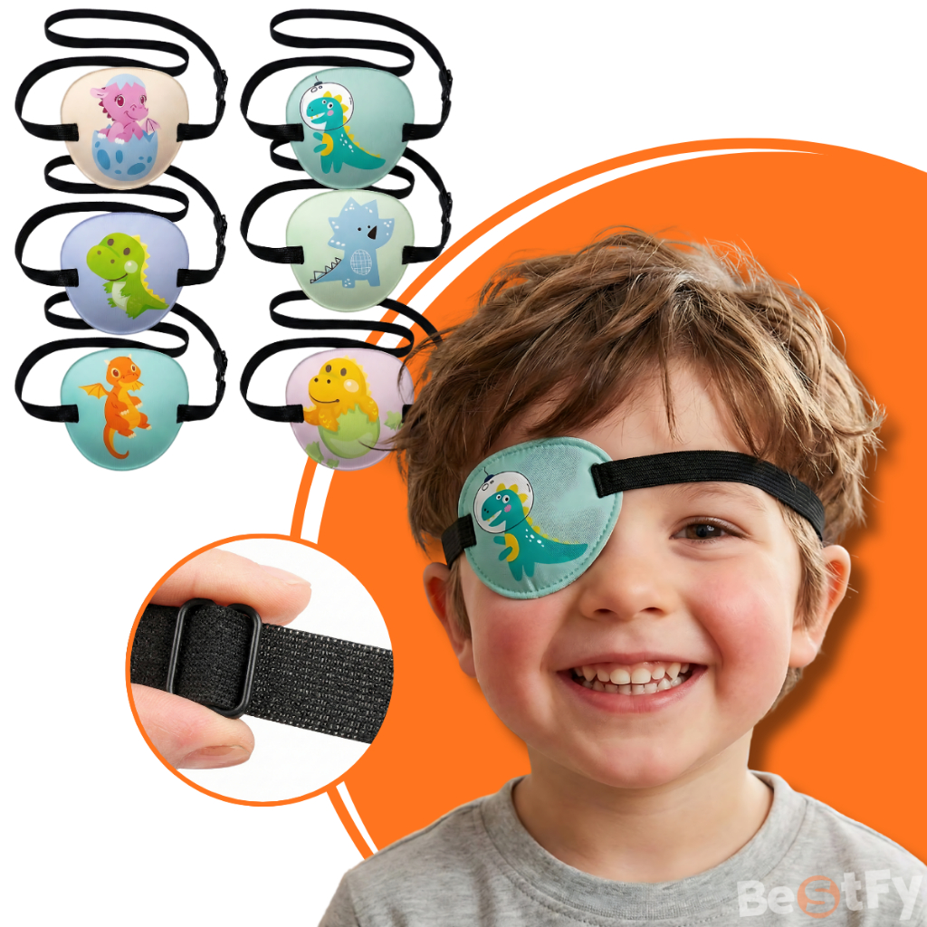 Tapa Olho Preguiçoso Oclusor Estrabismo Ambliopia