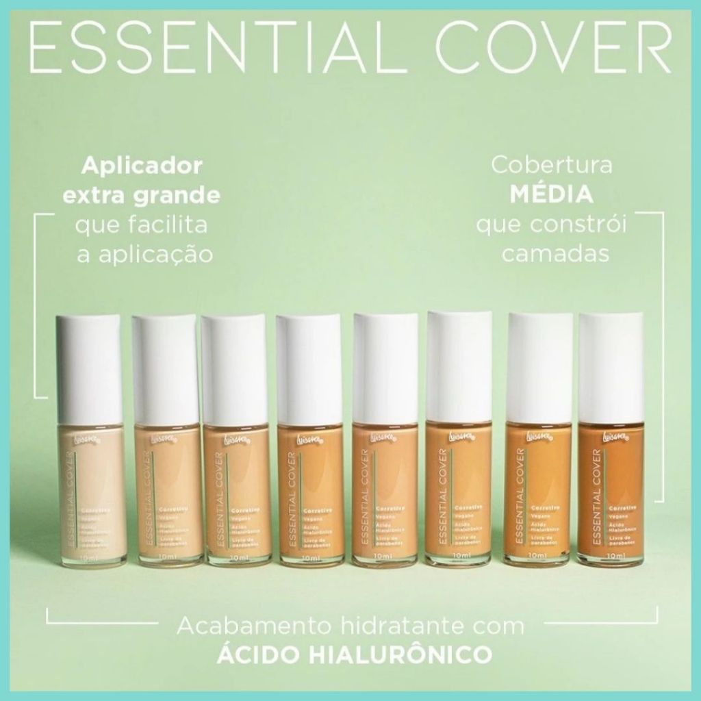 Corretivo Líquido Essential Cover Luisance Alta C