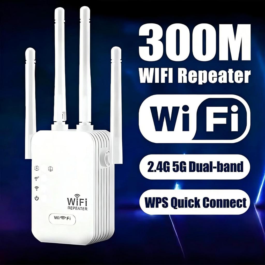 Amplificador de sinal Wi-Fi repetidor e roteador s