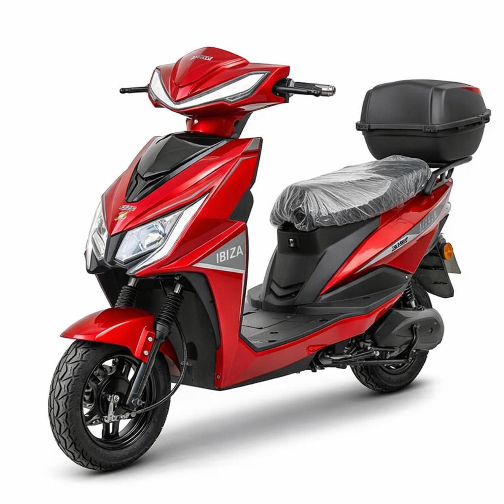 Scooter Ibiza Zurbe Bike Elétrica 1000w Vermelha 