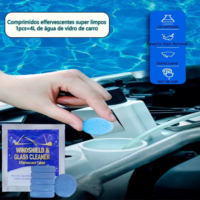 Kit 30 Comprimidos Efervescentes Auto – Limp