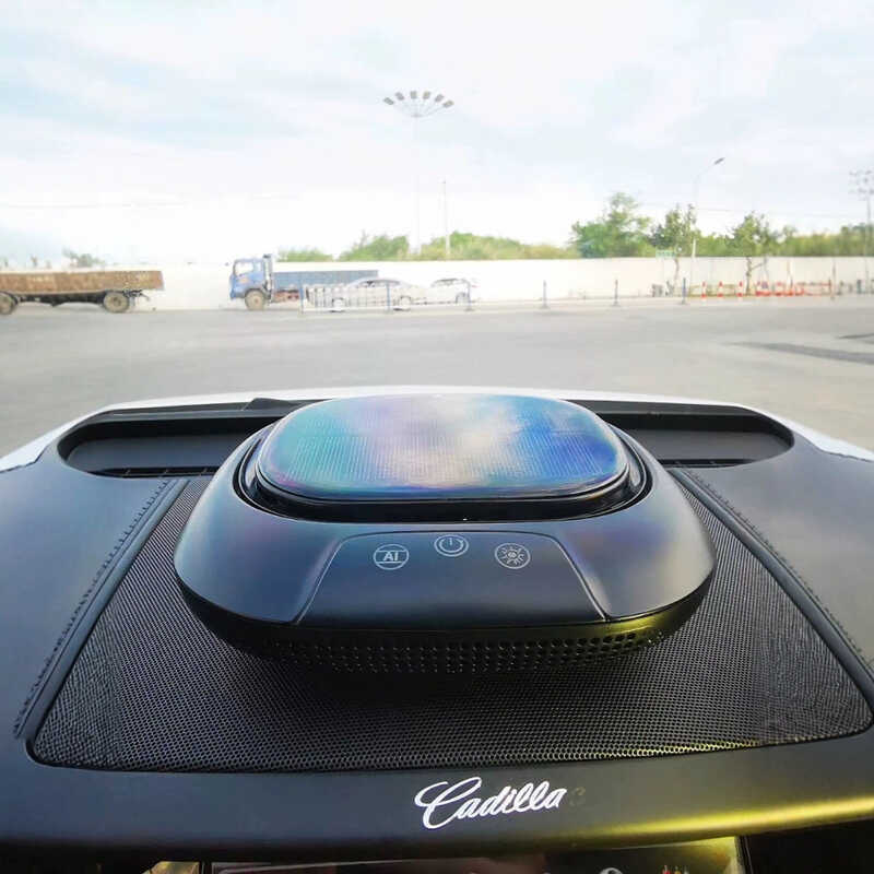 Purificador de ar Solar para carro, remoção de f