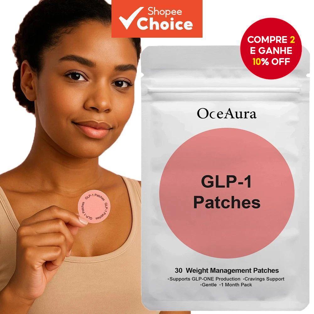 Patches GLP-1 Unissex – 30 Adesivos – 