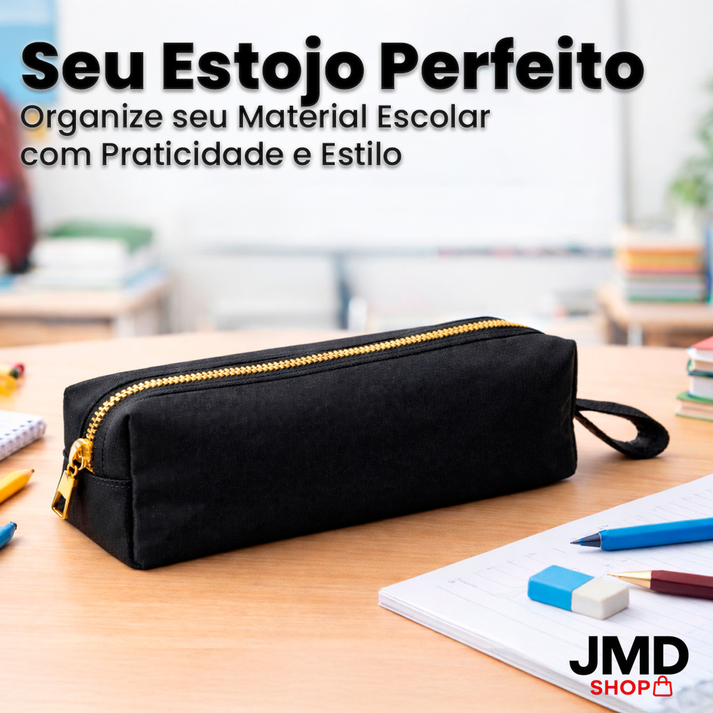 Estojo Resistente para Canetas Lápis e Acessório