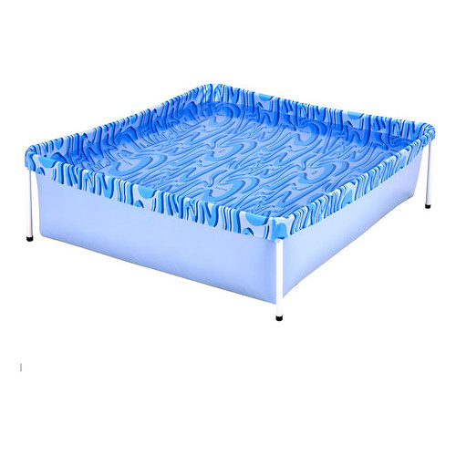 Piscina Infantil Quadrada Estrutural Pvc 400 Litro