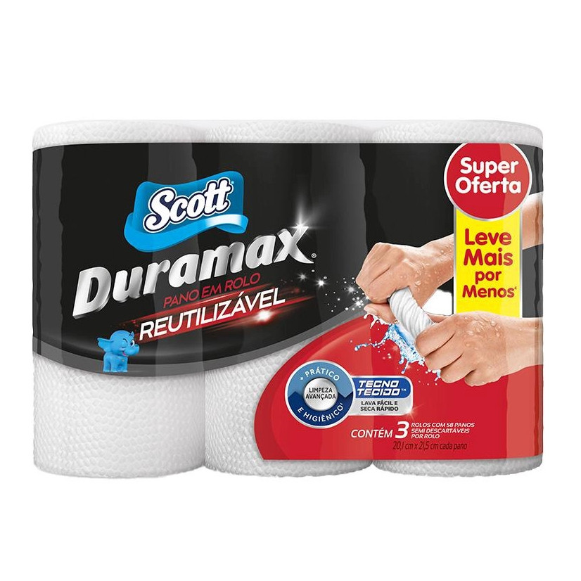 PANO REUTILIZÁVEL SCOTT DURAMAX BRANCO – KI