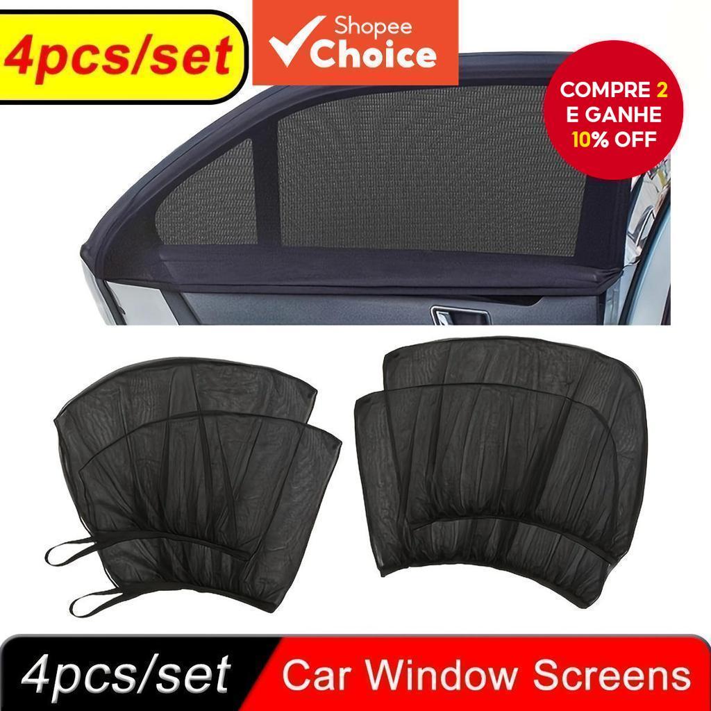 4 peças/conjunto de Telas de Janela Premium para 