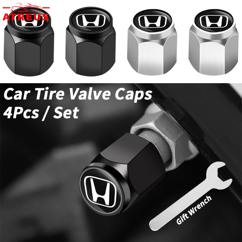 4Pcs Honda Válvulas De Pneus De Liga Para Honda F