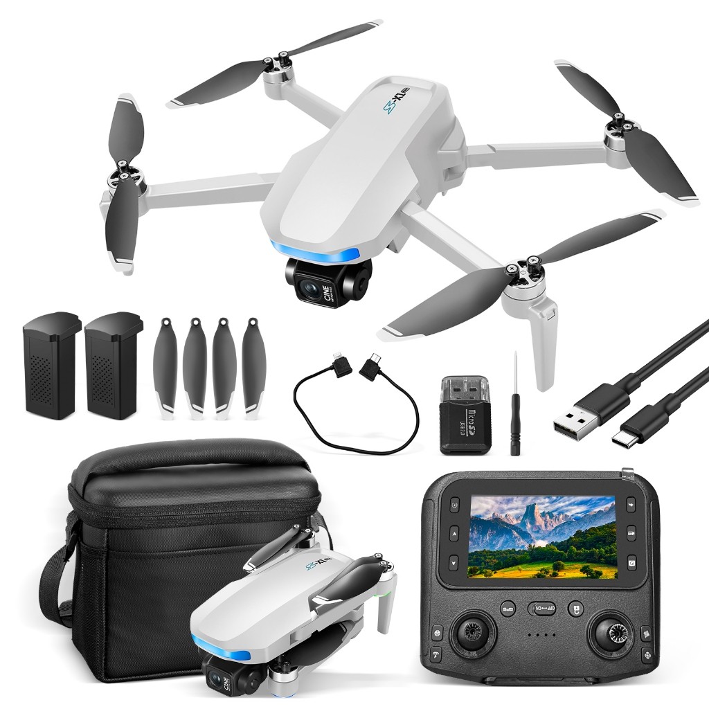 1080P 4K Drone S-X1 com GPS Inteligente, Bateria d