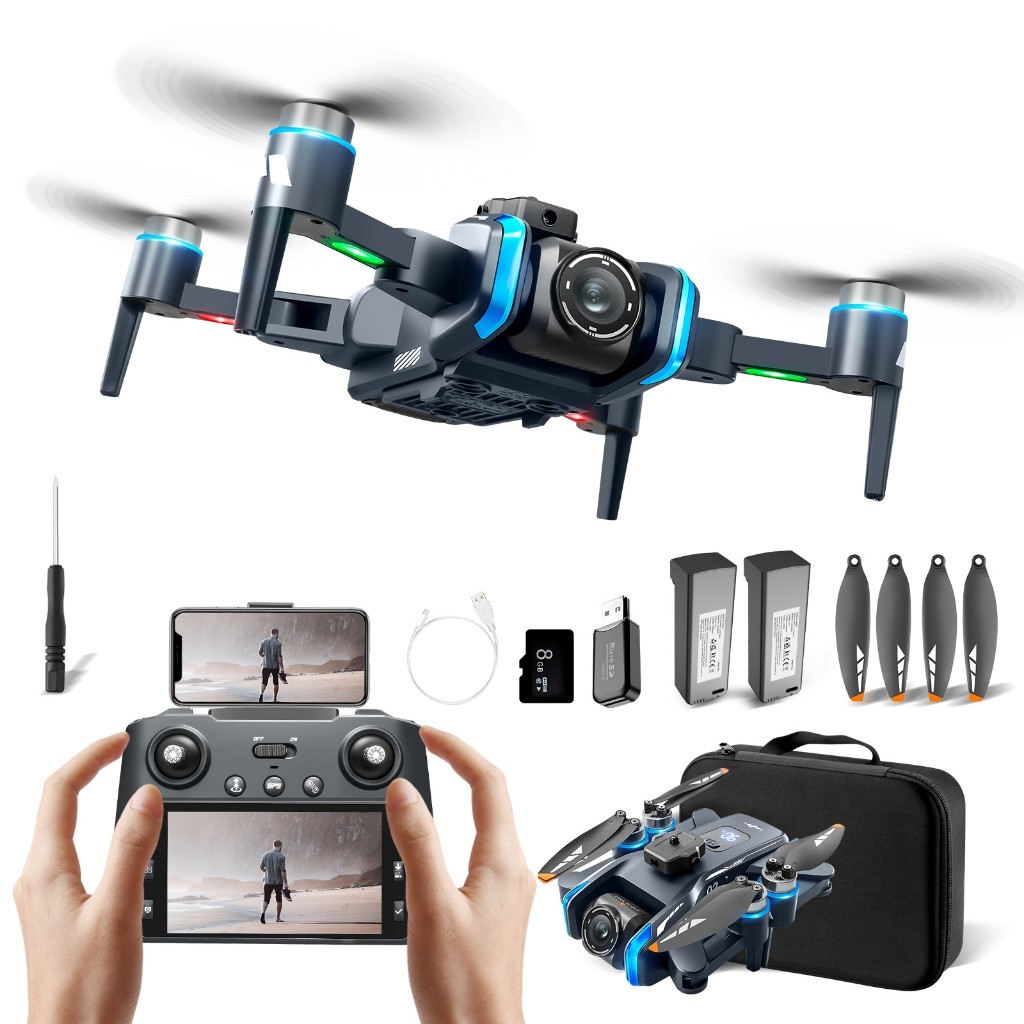 Drone profissional XT808 possui uma tela 4K de 4,5
