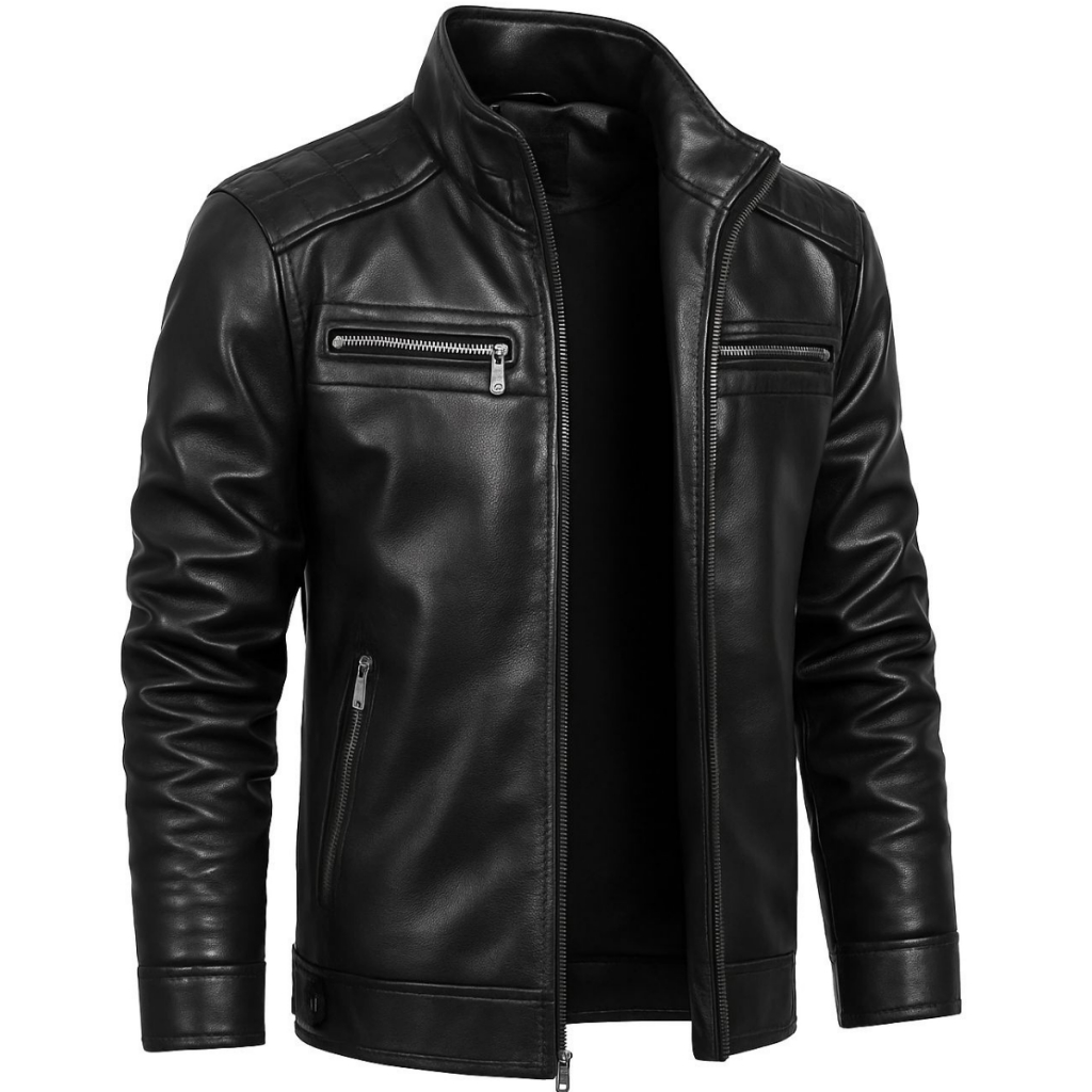 Jaqueta De Couro Masculina Casaco Blusa De Frio Co