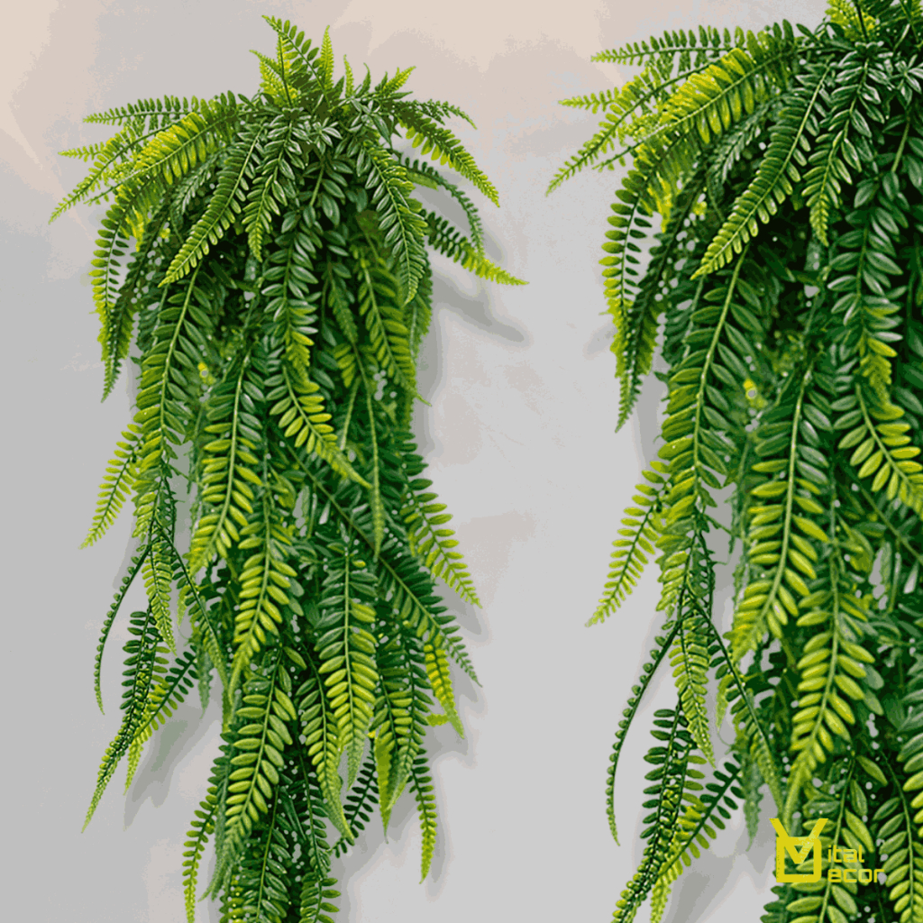 Planta Artificial Pendente 80cm  Samambaia Folhage