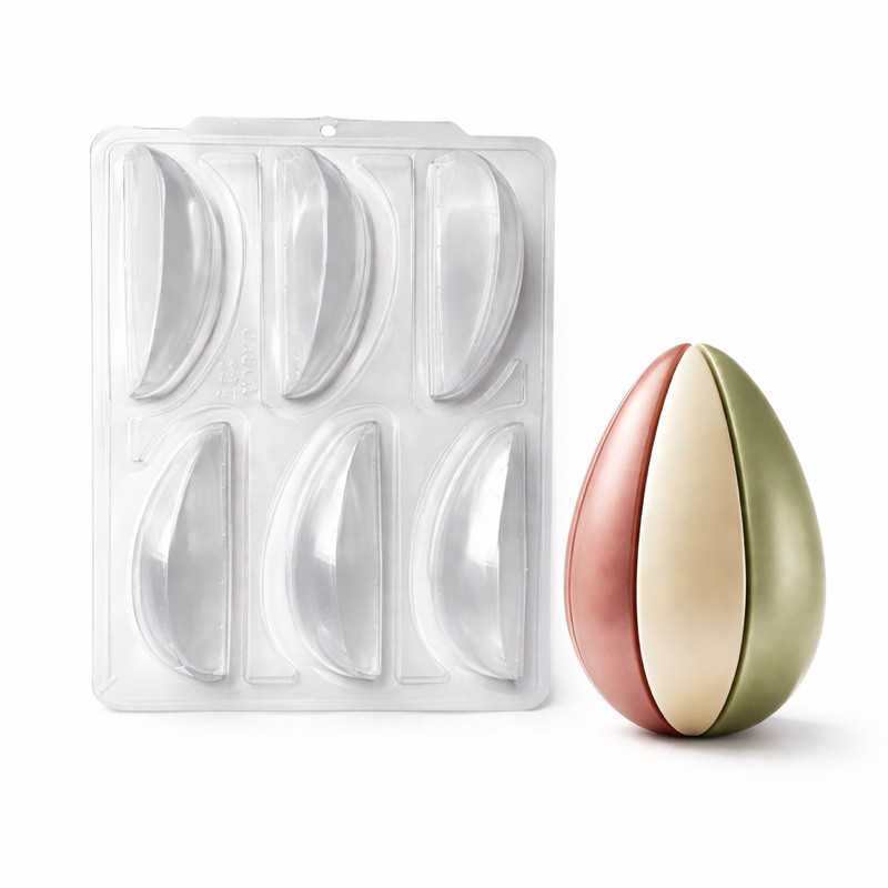 Forma 3 partes para Ovo 6 Fatias 250 g Páscoa | M