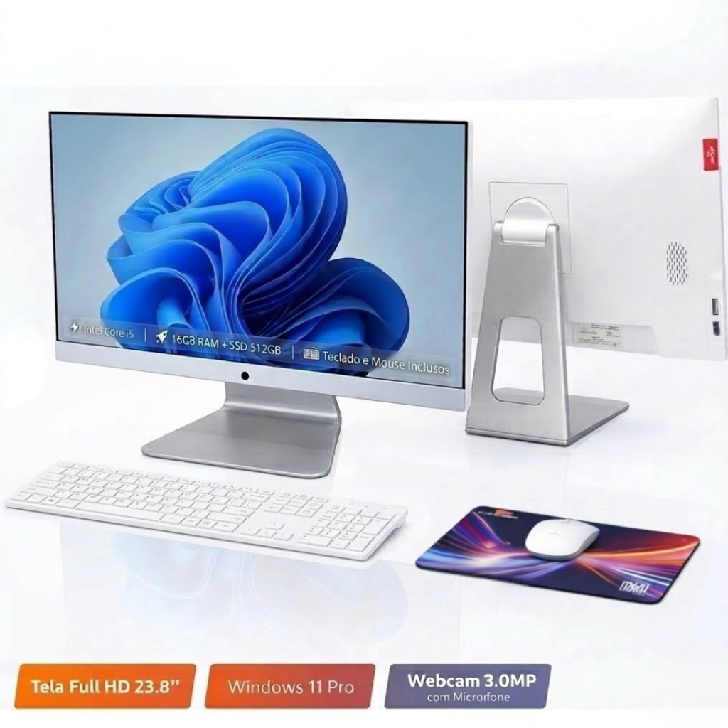 Computador All In One 23.8 Full HD Intel i5 16GB S