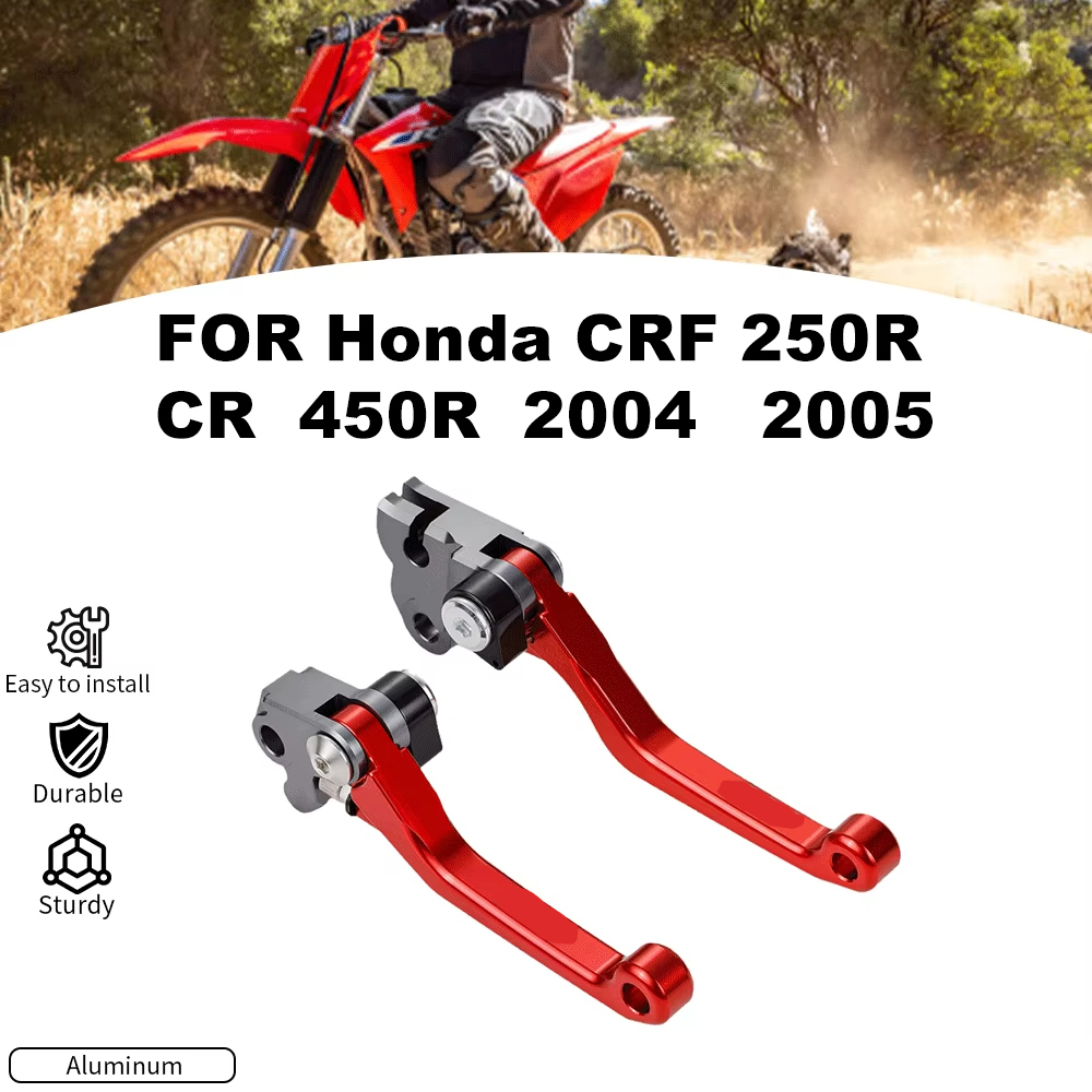 manete retrátil honda crf250r cr450r 2004 2005 20