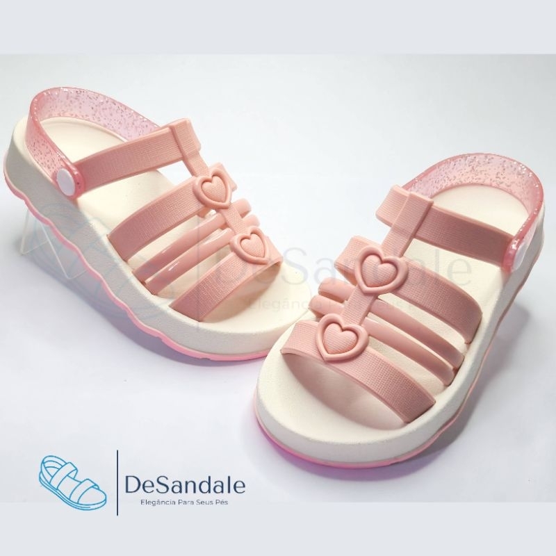 Sandália Papete feminina Infanil, Linda e muito m