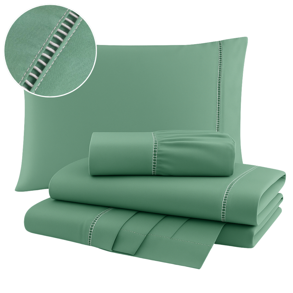 Jogo de Lençol 400 Fios Casal Queen King 03 Peça