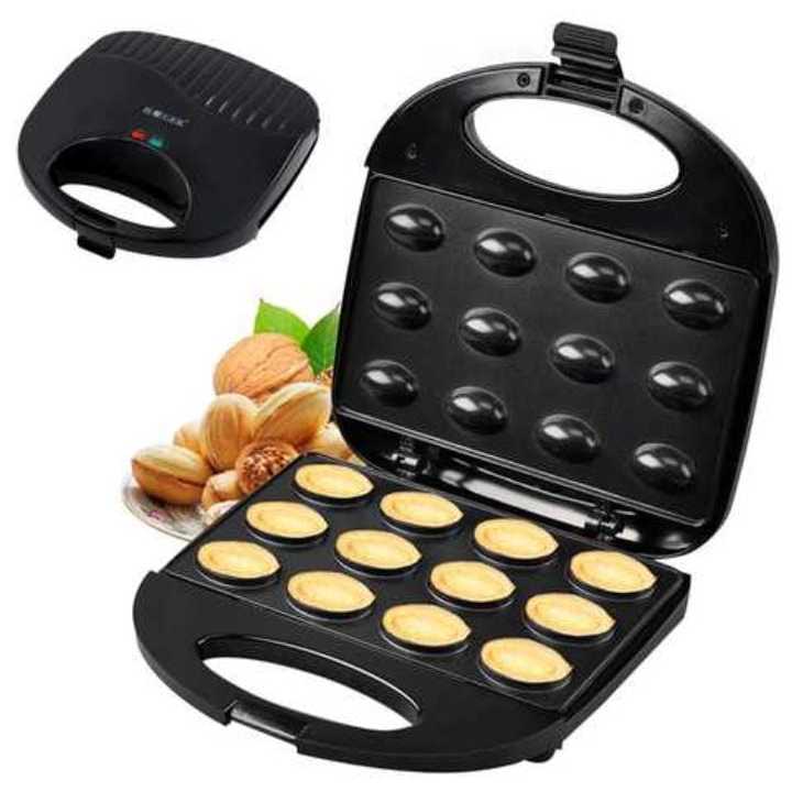 Mini Máquina de Bolos 12 Cavidades Elétrica Anti