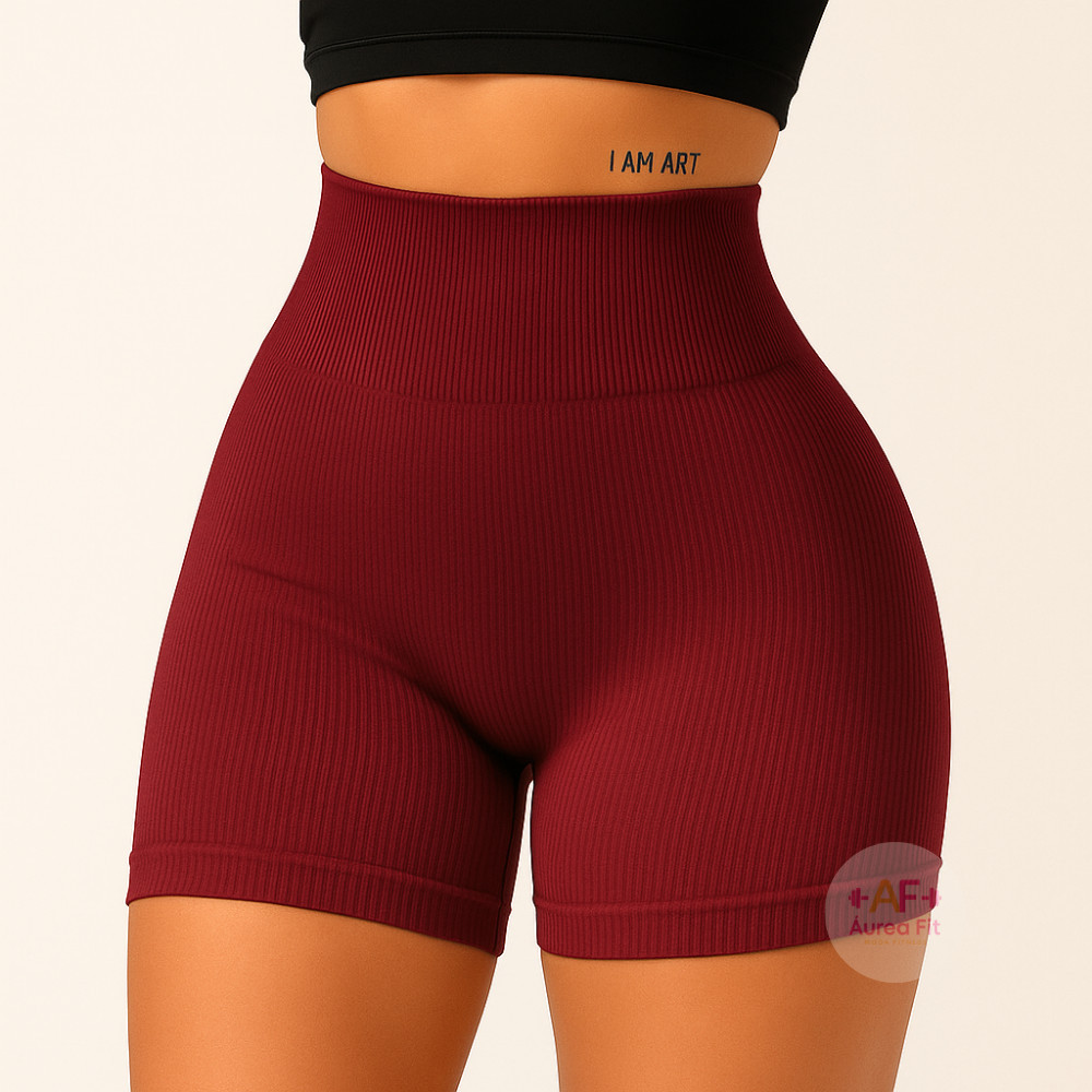 Shorts Fitness Canelado Academia Zero Transparenci