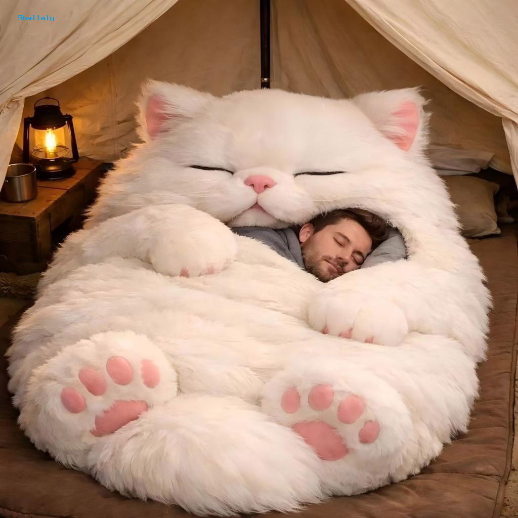 Saco De Dormir Adulto Tema Adultos Pelúcia-Gato F