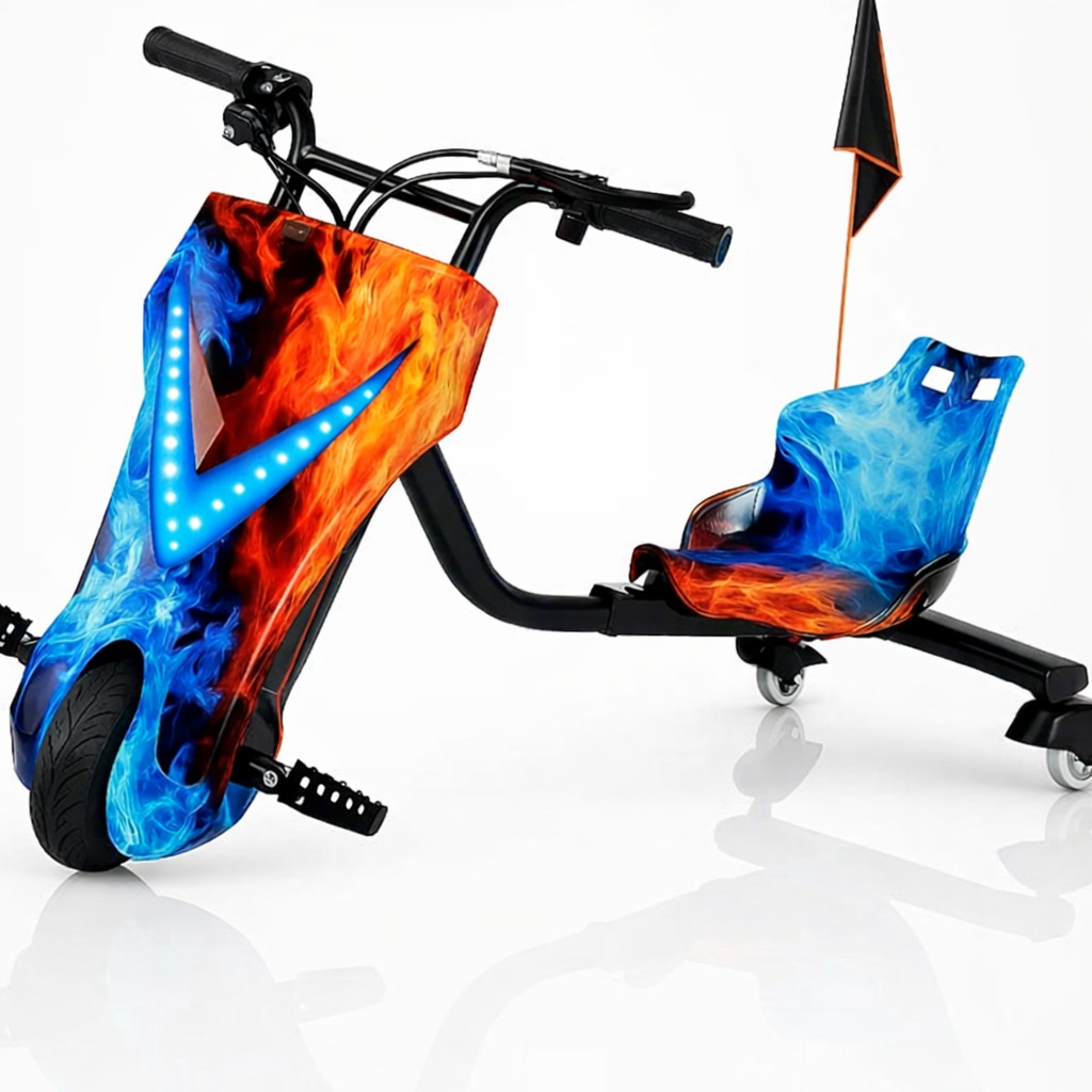Triciclo Drift Scooter Elétrico 3 Rodas 250w 75kg