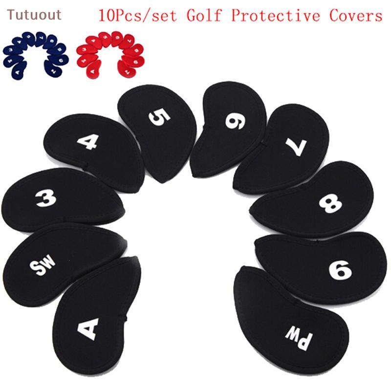TUTU 10pcs Neoprene Golf Club Putter Head Cover Co