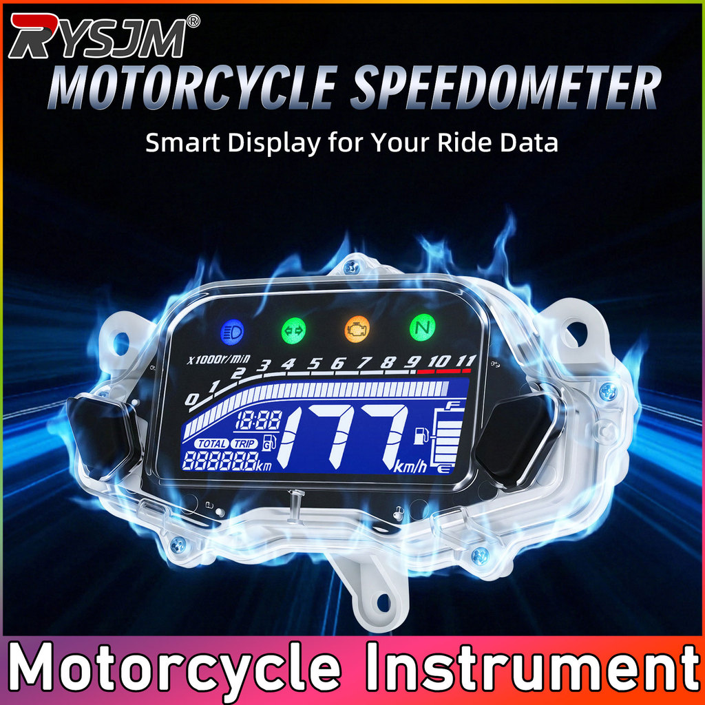 Velocímetro De Painel Digital LED Para Motociclet