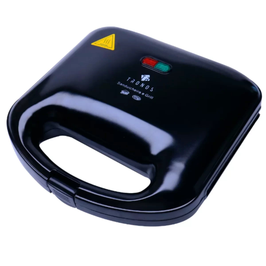 Sanduicheira e Grill Tronos 127V Chapa Dupla Antia