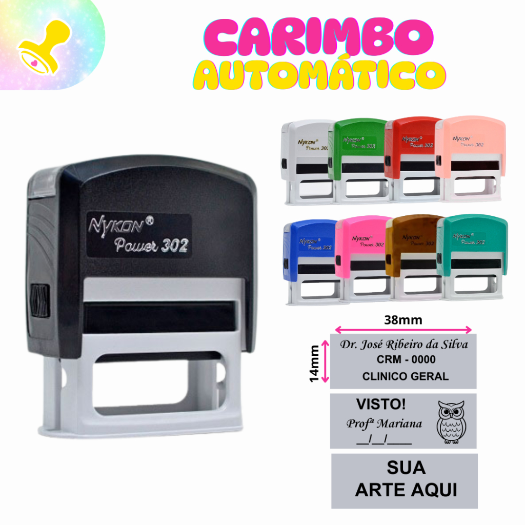 Carimbo Automático Personalizado Profissional Nyk