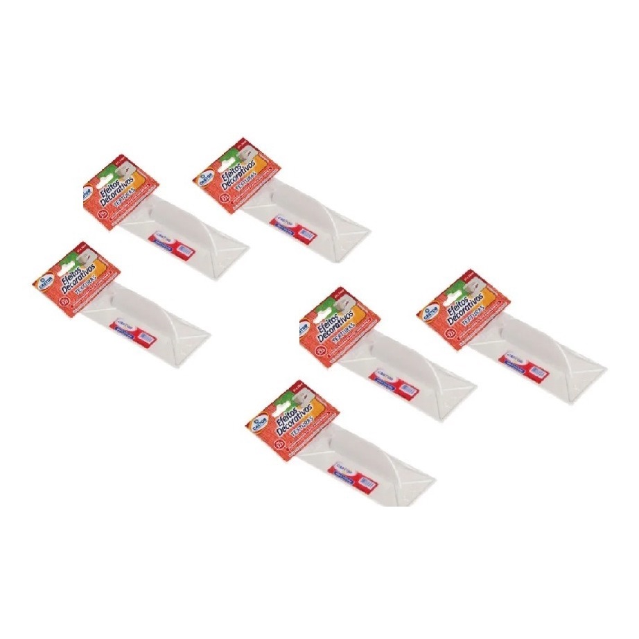 Kit 6 Desempenadeira Mini P/ Grafiato  07×16 