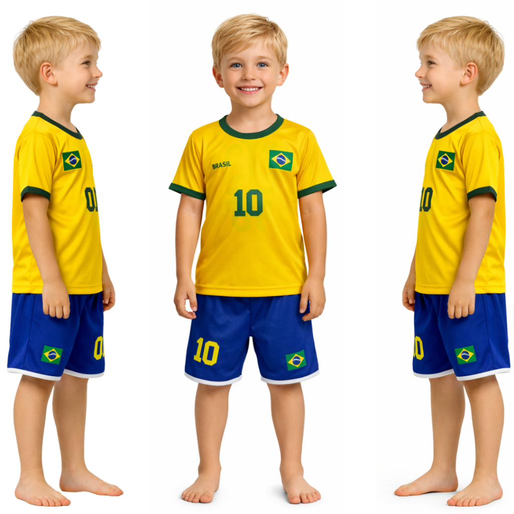 Conjunto Infantil Do Brasil-  Seleção Brasileira