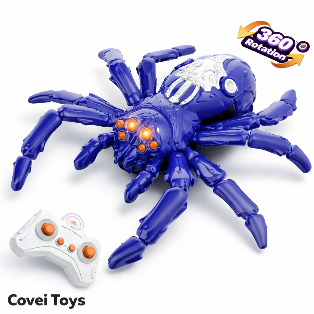 Brinquedo Aranha Escaladora Parede Controle Remoto