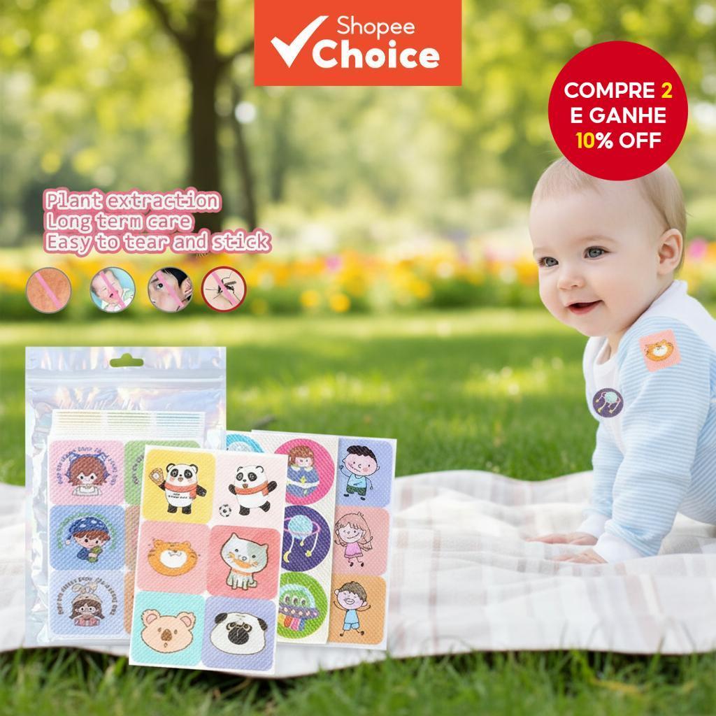 240 peças de adesivos repelentes de insetos segur