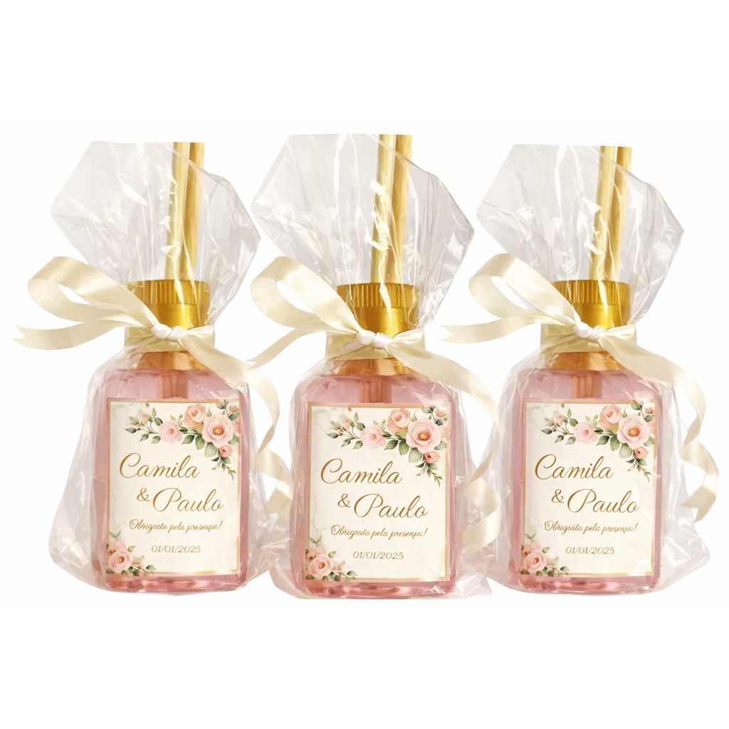 50 Mini Aromatizador Lembrancinha Personalizada En