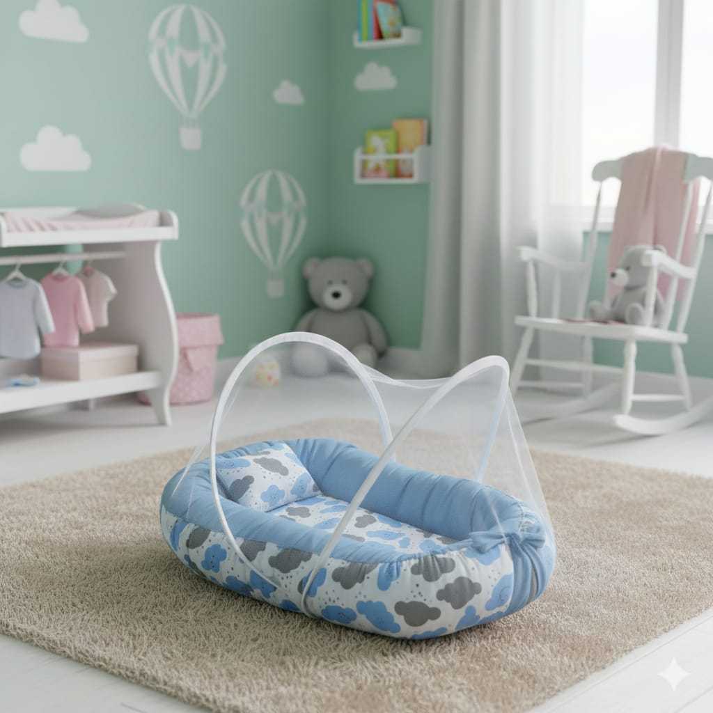 Ninho Redutor de Berço com Mosquiteiro – Co