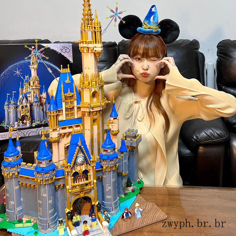 2100 pçs Lego blocos de construção Disney caste