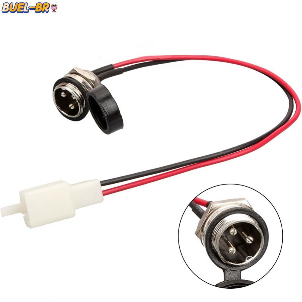 Porta De Carregador De 3 Pinos Para Scooter Elétr