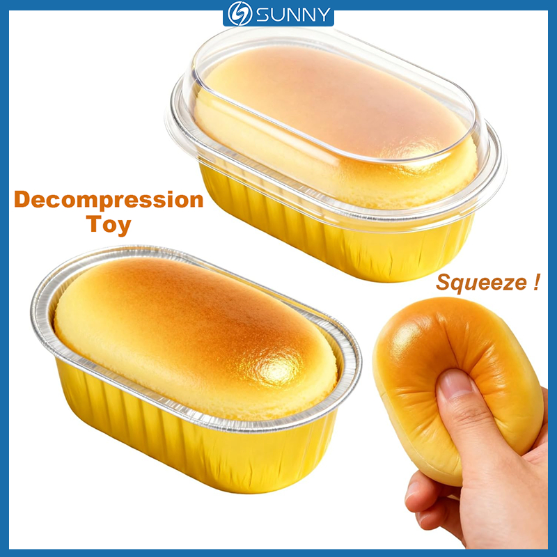 SunnyFit Pão Descompressão Brinquedo Squeeze Squ