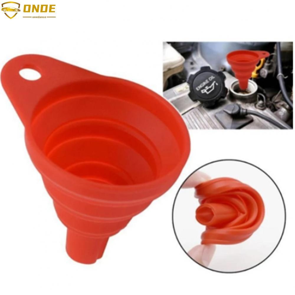 Car Funnel Filler Engine Oil Screen Space Saving U