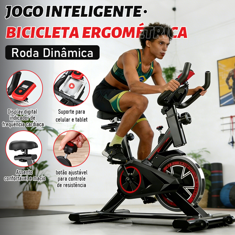 Bicicleta Bike Ergometrica Spinning Detecção De
