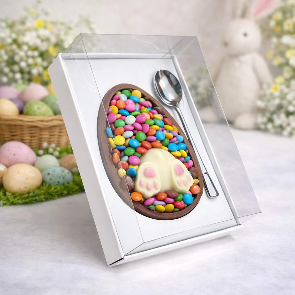 5~20 Caixas Para Ovo de Colher Gourmet com Berço