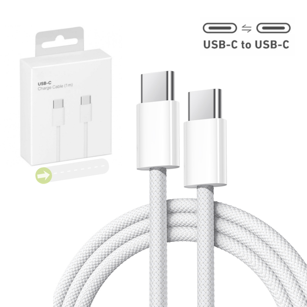 Cabo Tipo C para Tipo C USB-C  Carga Rápida  Comp