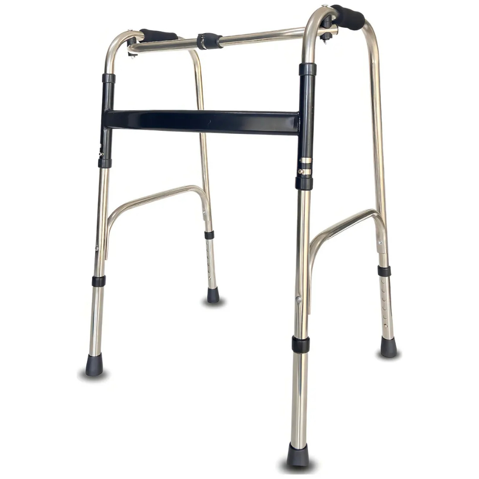 Andador Para Idoso Ortopédico 2 Barras Em Aço Do